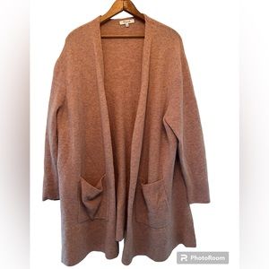 Madewell Kent Cardigan Wool Blend in a Blush Color Size 2X